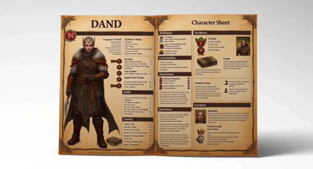 Dand Character Sheet Pdf